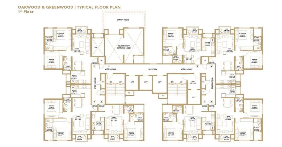 Hiranandani Kalyan floor Plan
